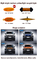 4PCS vastgestelde Amber Car-LEIDENE Traliewerklichten voor Rav4 Geleide de Rooklens van Mist Drijflichten
